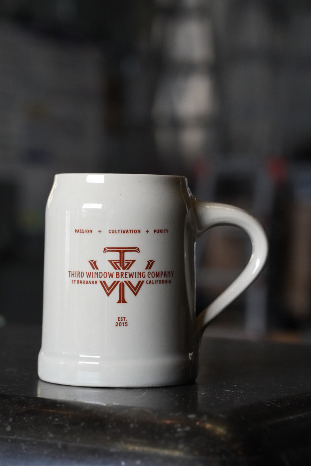 Glass, Ceramic Kutscher Mug (branded)