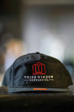 Third Window Rope Snapback Cap, Black & Red