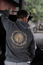 St. Barbara Hoodie, Grey & Gold