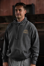 St. Barbara Hoodie, Grey & Gold