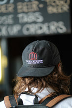 Third Window Rope Snapback Cap, Black & Red