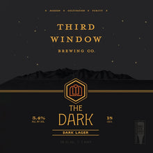 The Dark (5.4% ABV, 18 IBU) 1 4pk 16oz cans