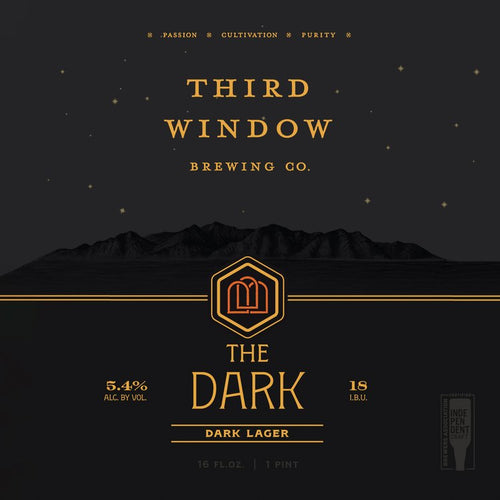 The Dark (5.4% ABV, 18 IBU) 1 4pk 16oz cans